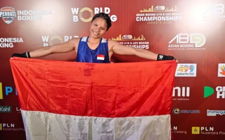 Anggie Intania Chalik Persembahkan Emas Perdana Indonesia di Asian Boxing U19 dan U23 2026