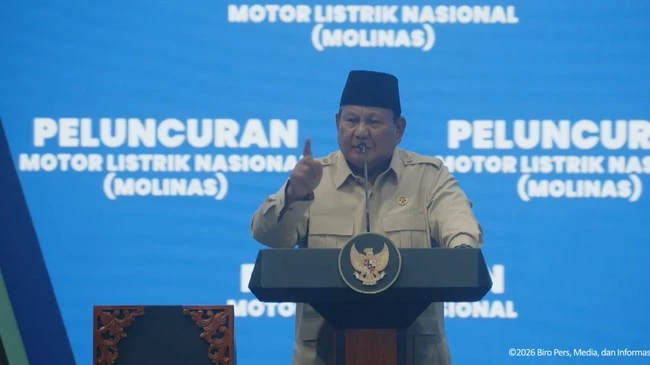 Prabowo Resmikan Motor Listrik Nasional, Ekosistem MOLINAS Siap Dikembangkan