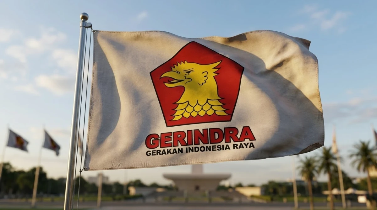 Ilustrasi logo partai gerindra. (Foto dok: istimewa/ai)