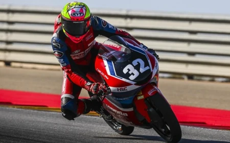 Kiandra Ramadhipa Bidik Tiga Besar Klasemen Akhir Moto3 Junior World Championship 2026