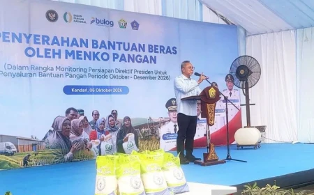 Pemerintah Siapkan Bantuan Beras 1 Juta Ton untuk 33,2 Juta Warga
